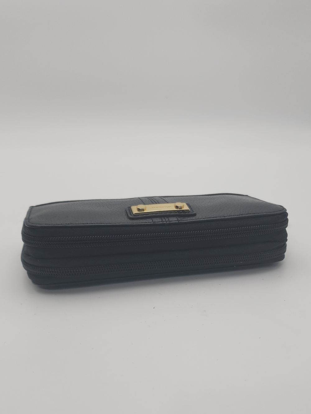 Tignanello Black Leather Continental Zipper Wallet - Picture 6 of 13